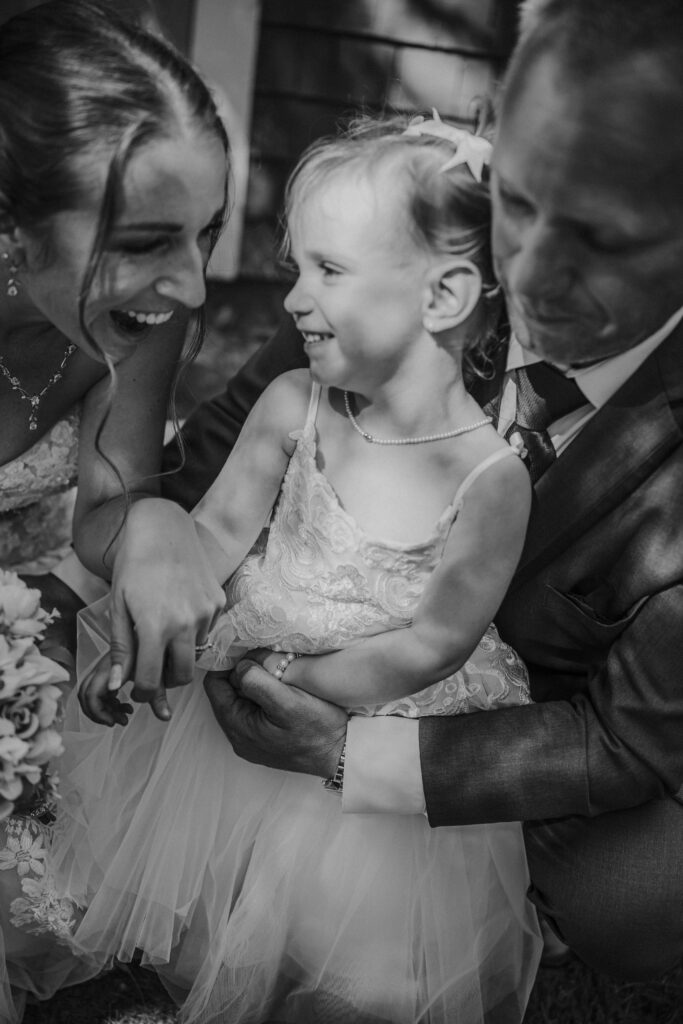 kids at weddings - central alberta wedding photographer