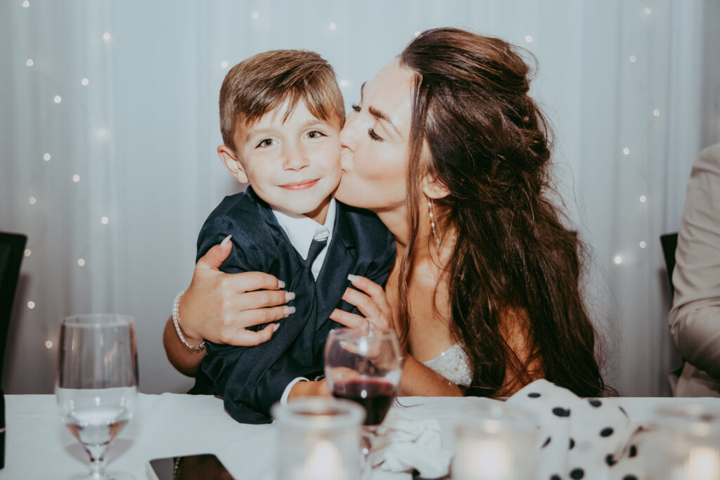 kids at weddings - central alberta wedding photographer