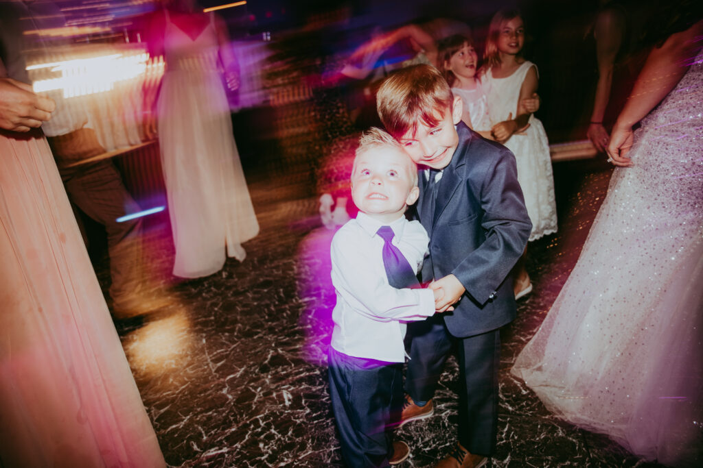 kids at weddings - central alberta wedding photographer