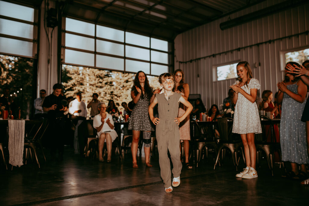 kids at weddings - central alberta wedding photographer