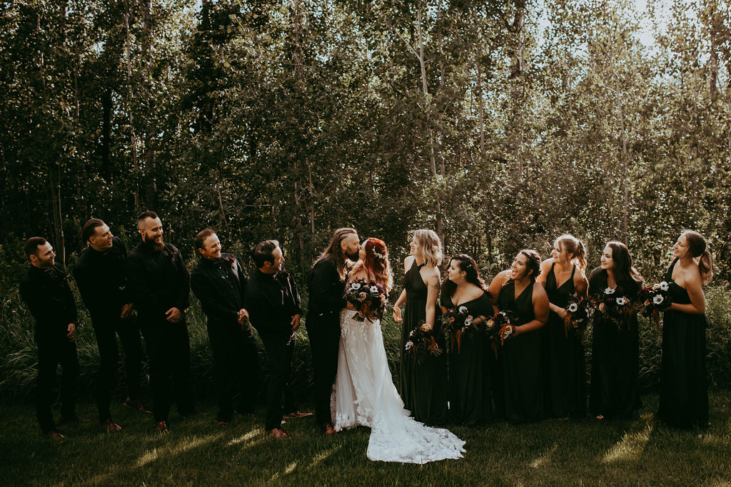 gothic wedding trendy wedding calgary edmonton