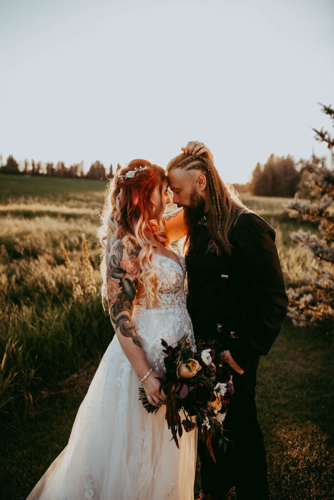 gothic wedding trendy wedding calgary edmonton