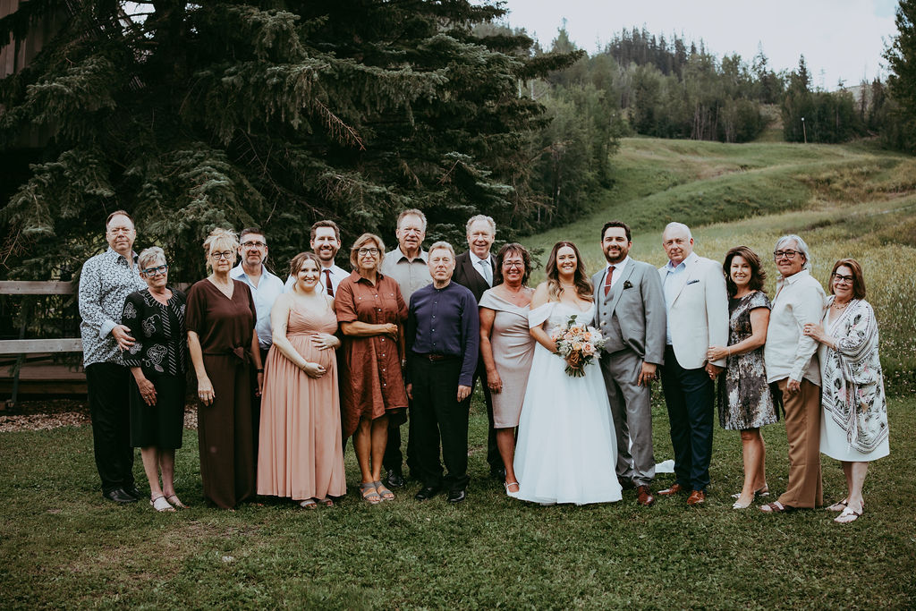 canyon ski hill alberta wedding adventure couple 