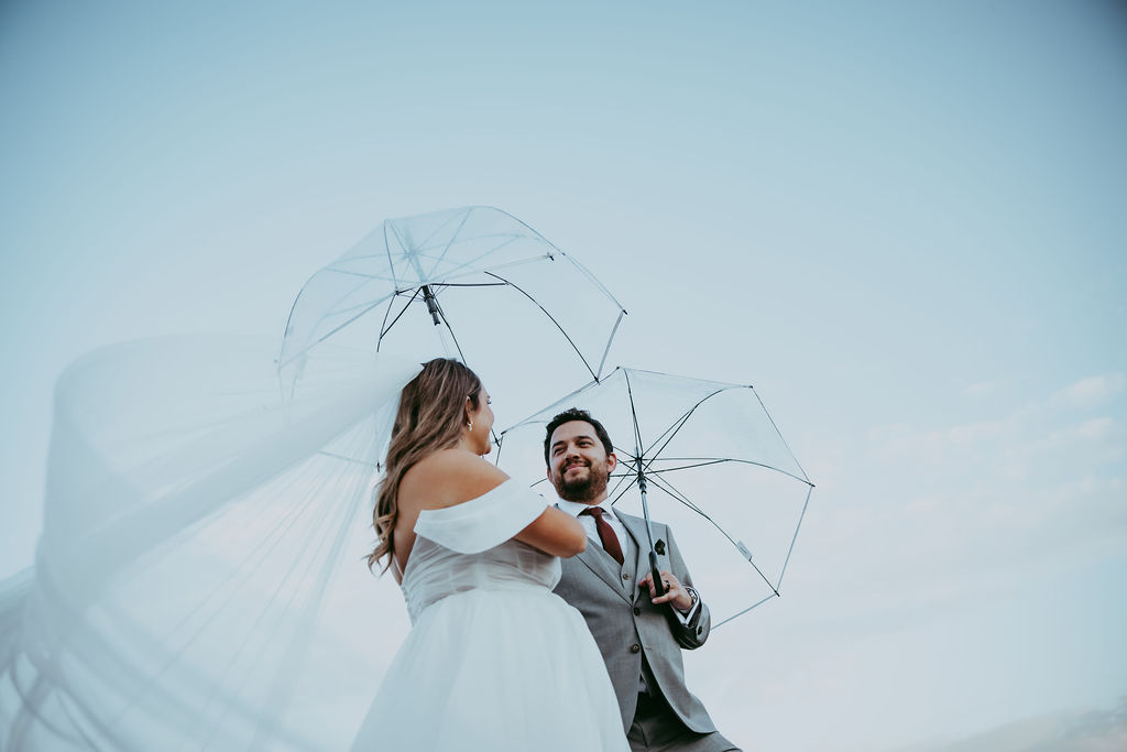 canyon ski hill alberta wedding adventure couple 