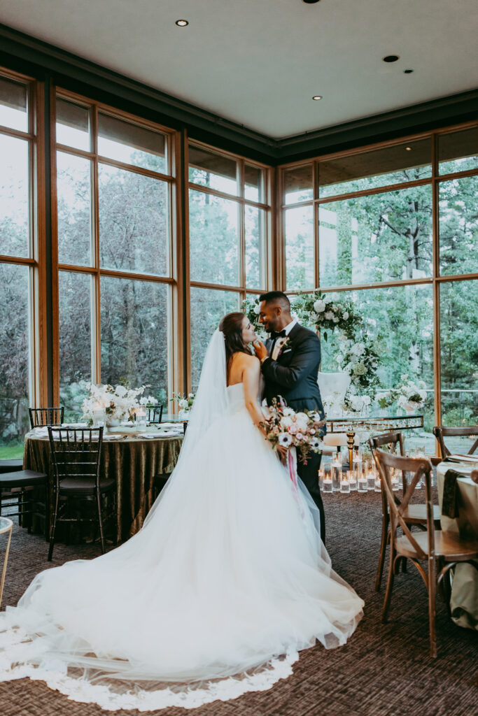 Calgary wedding photographer capturing candid couple moments in Alberta