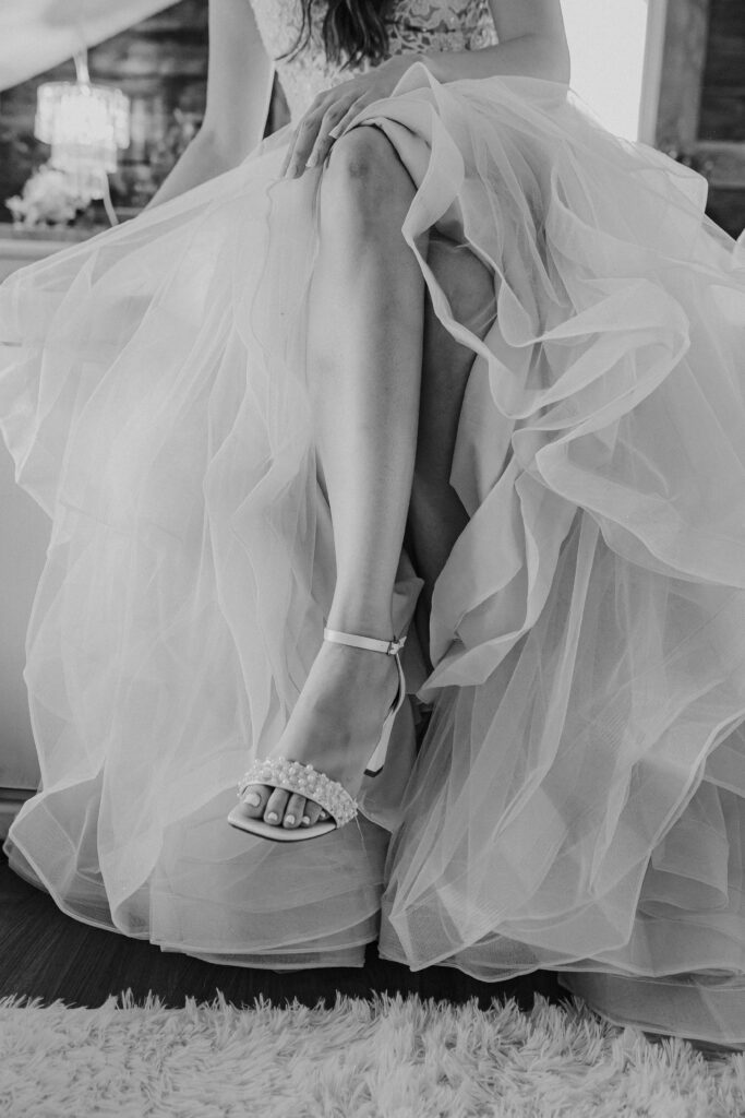 bride detail shot - central alberta rustic barn wedding photographer