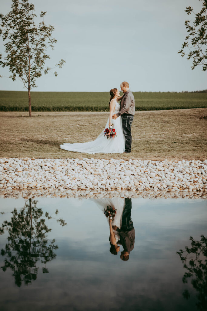 River Valley Venue wedding photography Central Alberta — rustic wedding photographer Red Deer