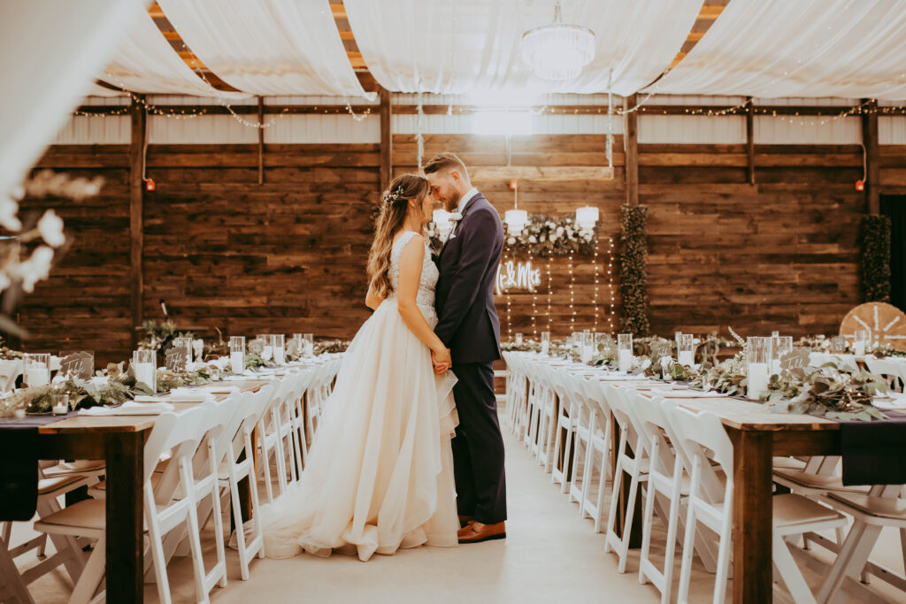 rustic barn modern country wedding