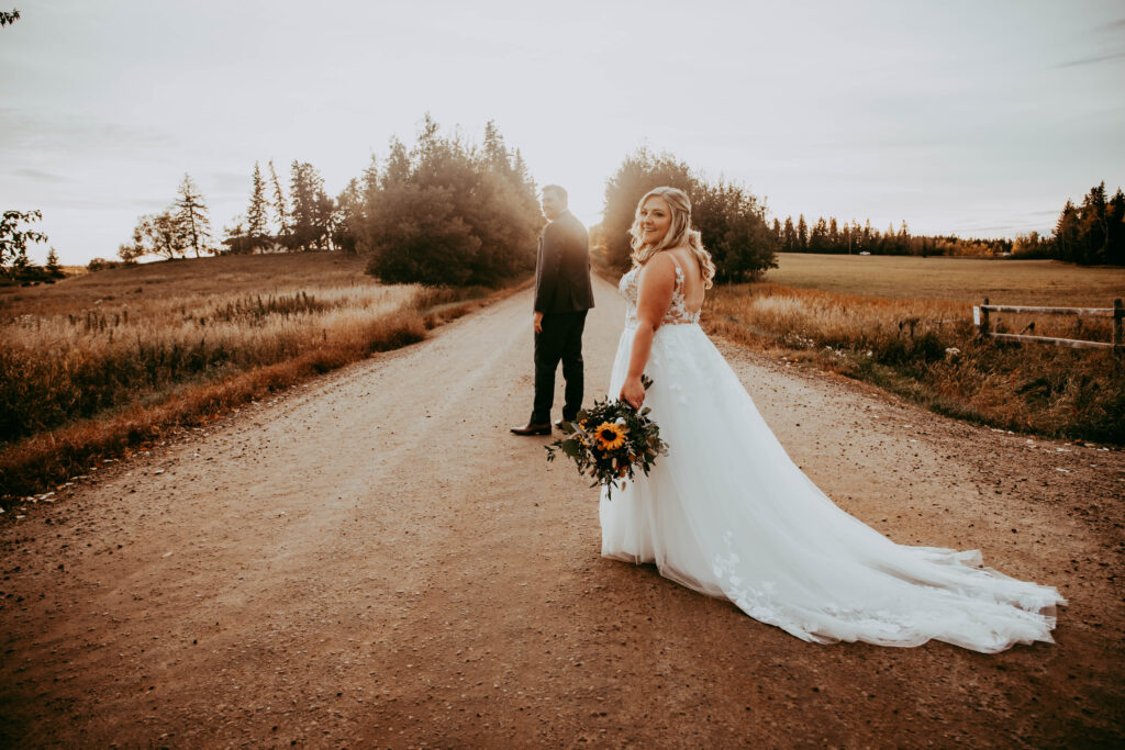 Alberta wedding photographer capturing emotional ceremony moment — Leah Tyler-Szucki Photography